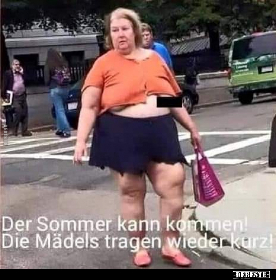 Der Sommer kann kommen! Die Mädels tragen wieder kurz!