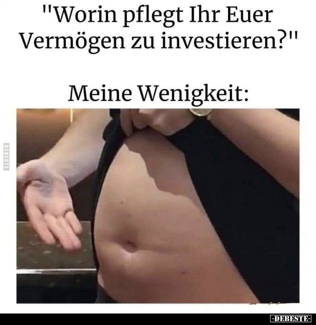 Worin pflegt Ihr Euer Vermögen zu investieren? -
Meine Wenigkeit:
