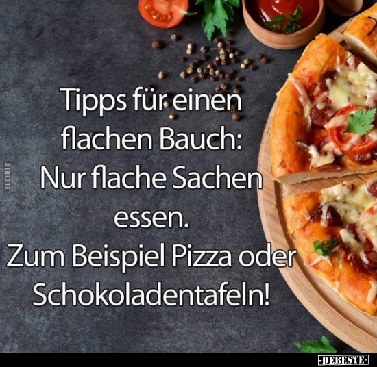 Tipps für einen flachen Bauch.. - Lustige Bilder | DEBESTE.de
