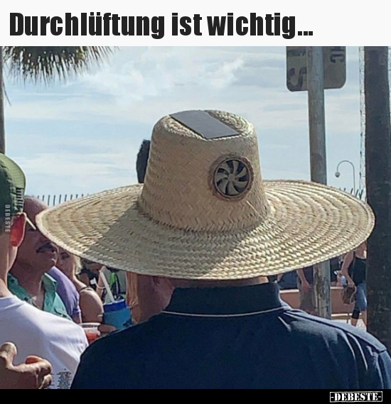 Durchlüftung ist wichtig...
