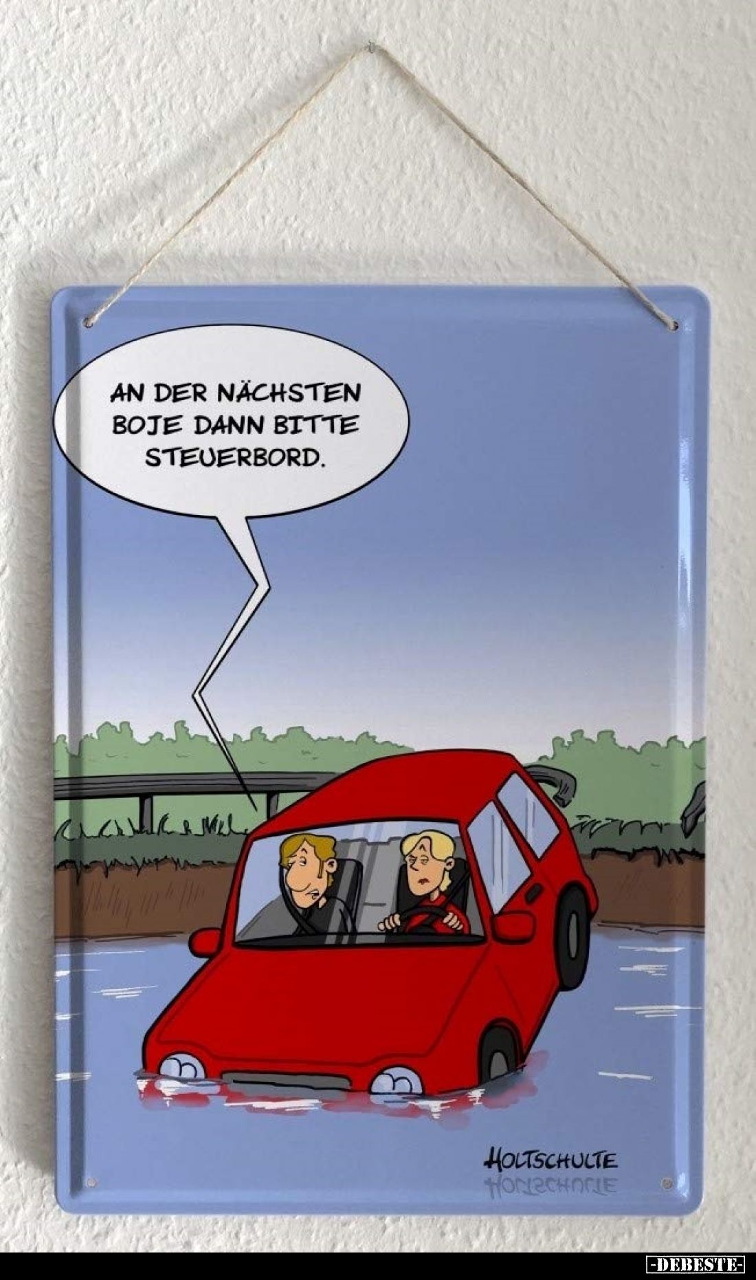 An der nächsten Boje dann bitte steuerbord.