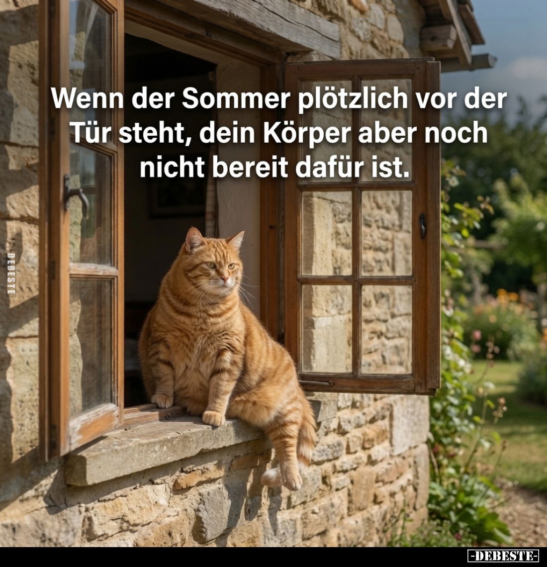Wenn der Sommer plötzlich vor der Tür steht, dein Körper aber noch nicht bereit dafür ist.