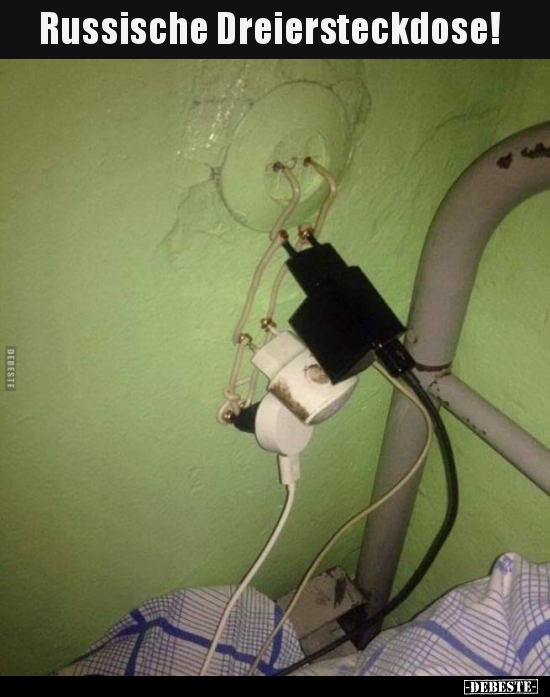 Russische Dreiersteckdose!..