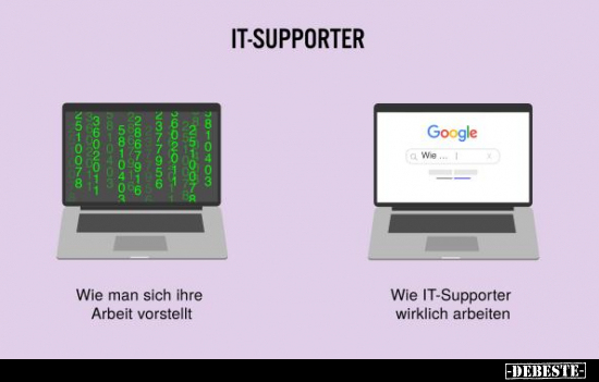 IT-Supporter.. - Lustige Bilder | DEBESTE.de