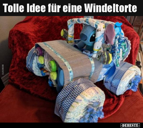 Tolle Idee für eine Windeltorte.. - Lustige Bilder | DEBESTE.de