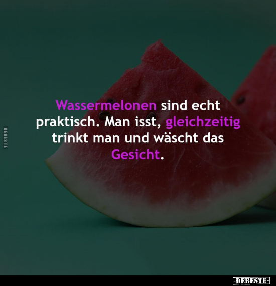 Wassermelonen sind echt praktisch.. - Lustige Bilder | DEBESTE.de