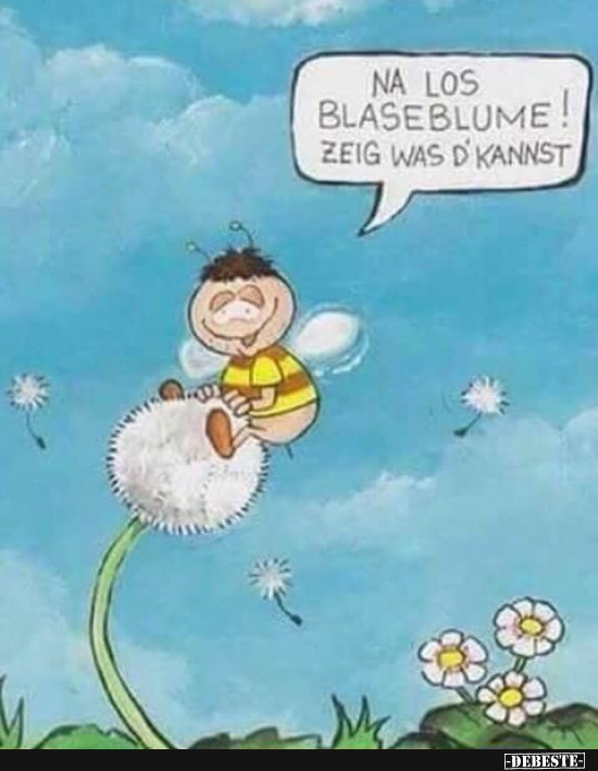 Na los Blaseblume! Zeig was d'kannst.. - Lustige Bilder | DEBESTE.de