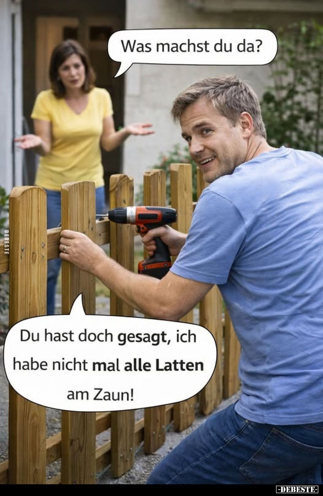 Was machst du da? Du hast doch gesagt, ich habe nicht mal.. - Lustige Bilder | DEBESTE.de