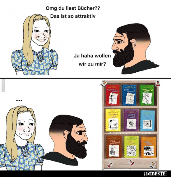 Omg du liest Bücher??.. - Lustige Bilder | DEBESTE.de