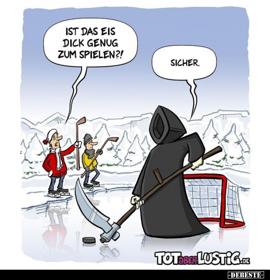 Ist das Eis dick genug zum Spielen?!.. - Lustige Bilder | DEBESTE.de