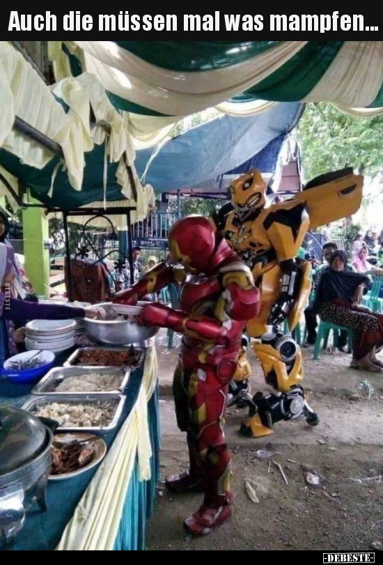 Auch die müssen mal was mampfen...