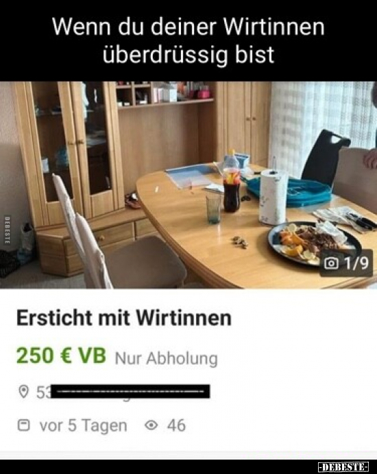 Wenn du deiner Wirtinnen überdrüssig bist