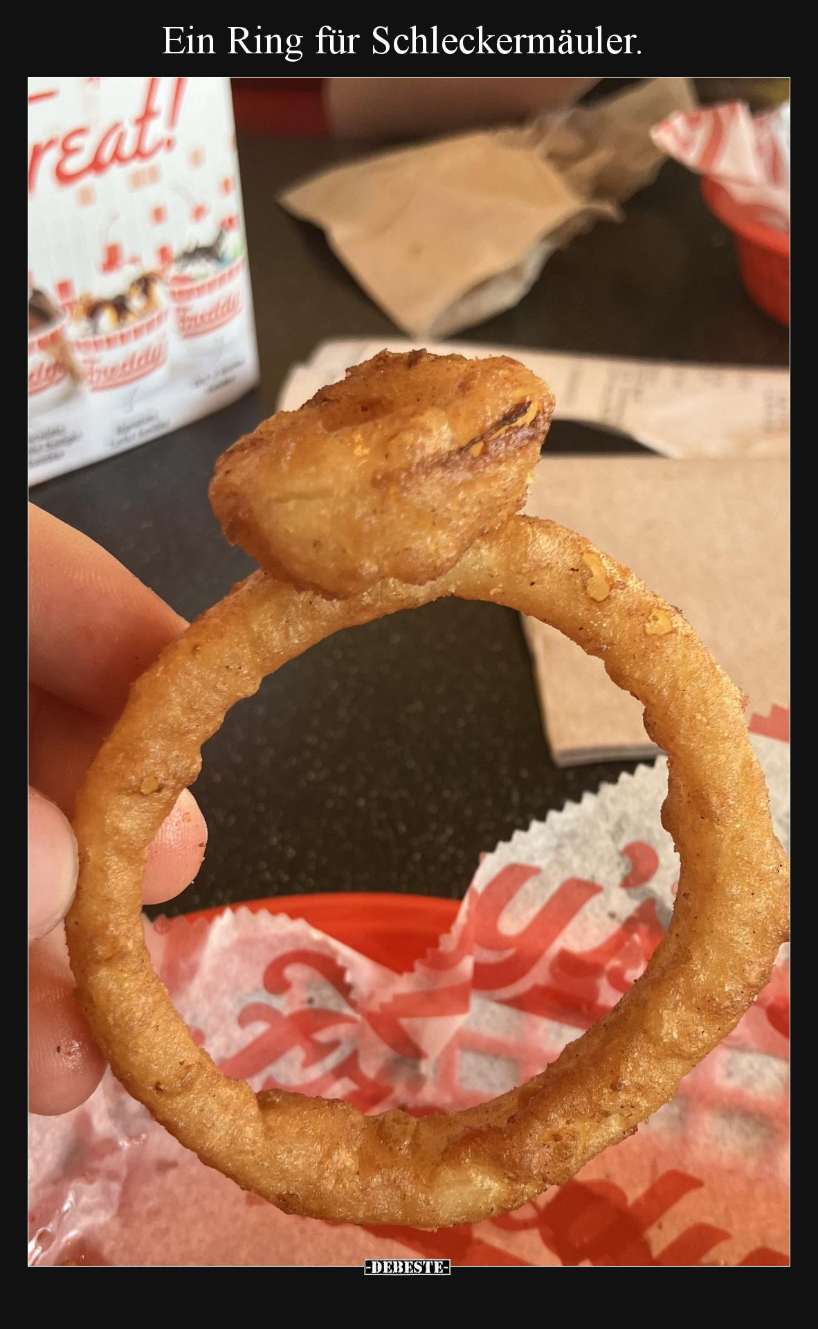 Ein Ring für Schleckermäuler