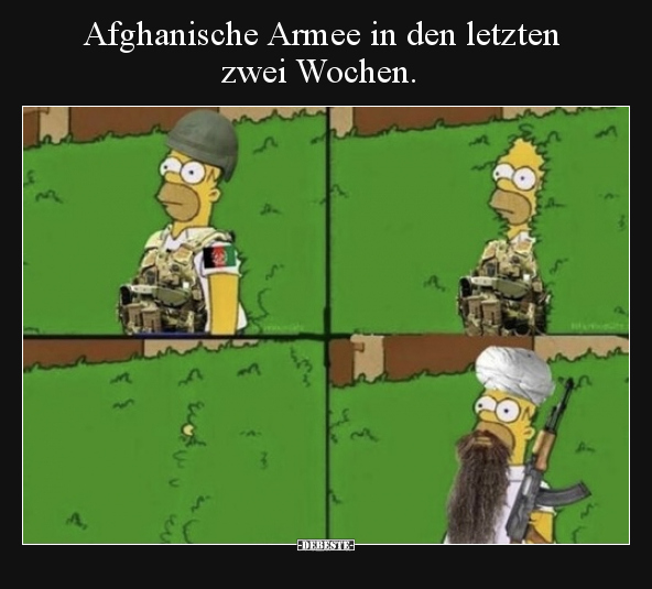 Afghanische Armee in den letzten zwei Wochen... - Lustige Bilder | DEBESTE.de