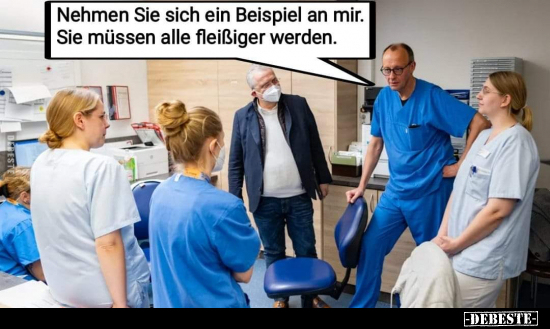 Nehmen Sie sich ein Beispiel an mir. Sie müssen alle.. - Lustige Bilder | DEBESTE.de