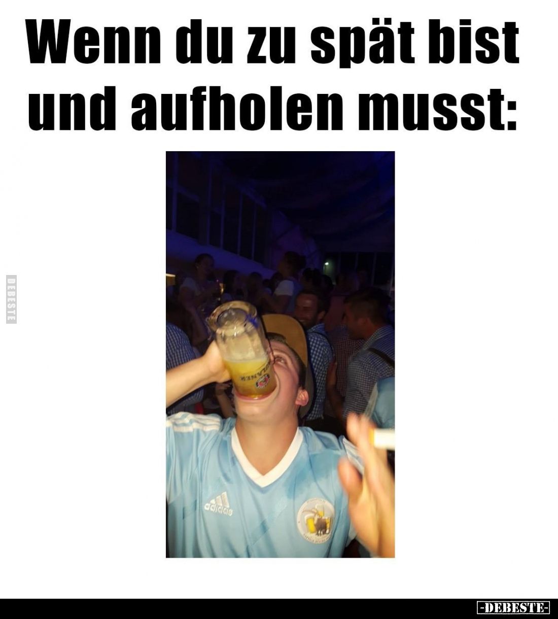 Wenn du zu spät bist und aufholen musst: