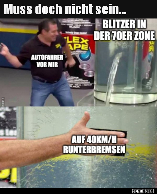 Muss doch nicht sein...