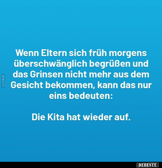 Wenn Eltern sich früh morgens.. - Lustige Bilder | DEBESTE.de