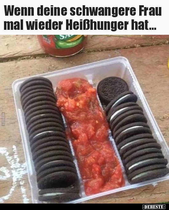 Wenn deine schwangere Frau mal wieder Heißhunger hat... - Lustige Bilder | DEBESTE.de