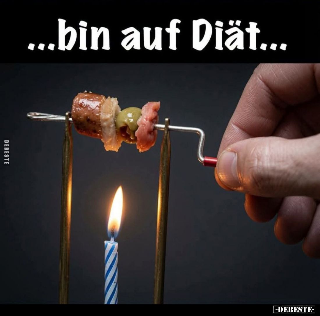 Bin auf Diät.
