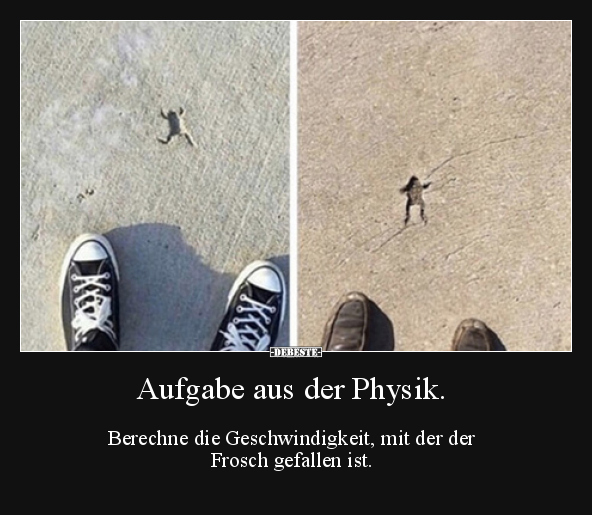 Aufgabe aus der Physik... - Lustige Bilder | DEBESTE.de