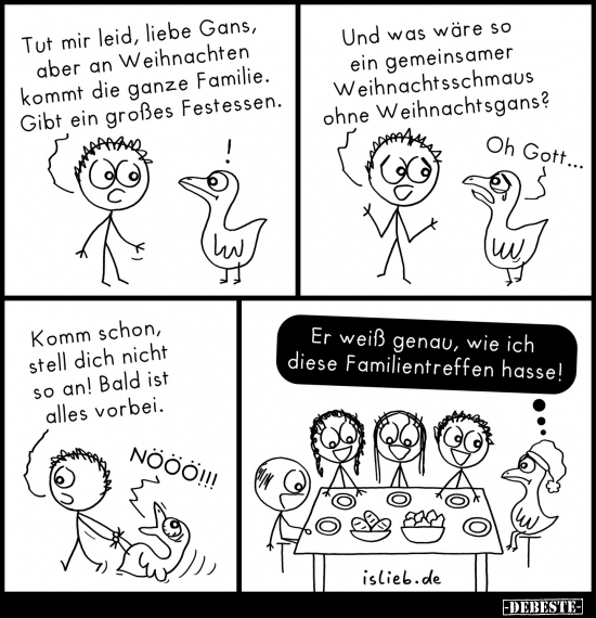 Tut mir leid, liebe Gans.. - Lustige Bilder | DEBESTE.de