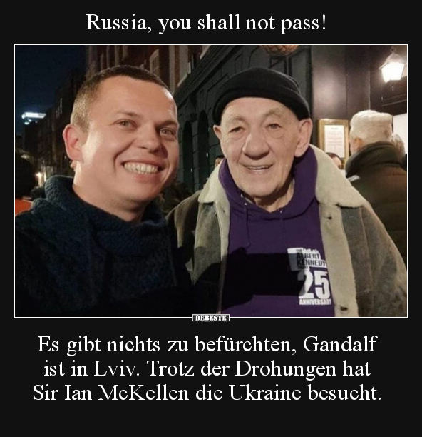 Russia, you shall not pass! Es gibt nichts zu befürchten.. - Lustige Bilder | DEBESTE.de