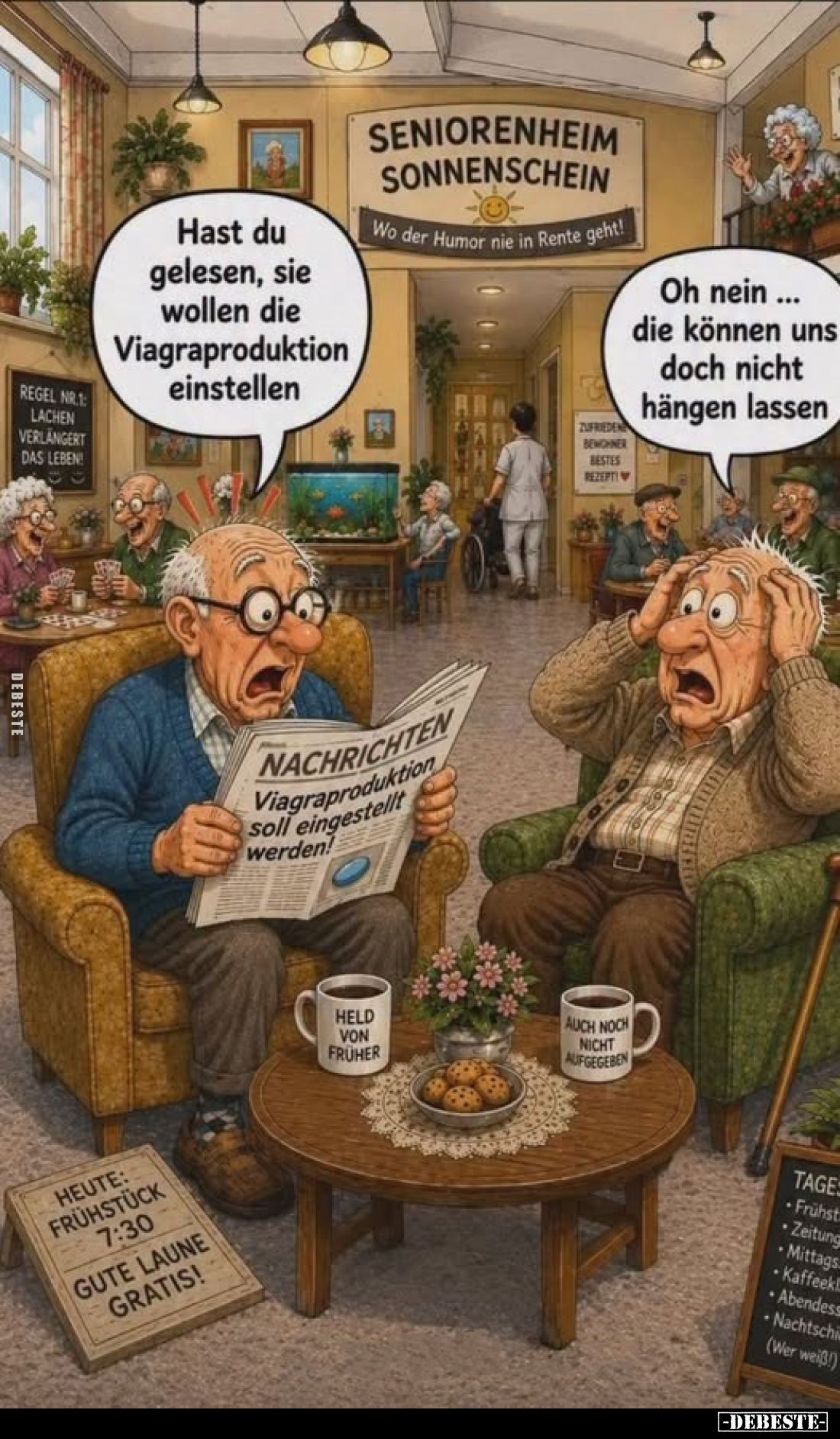 Hast du gelesen, sie wollen die Viagraproduktion einstellen
-

Oh nein die können uns doch nicht hängen lassen
