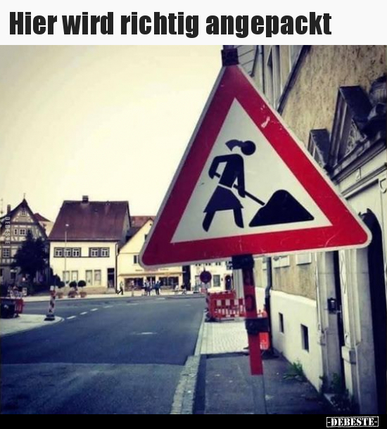 Hier wird richtig angepackt..