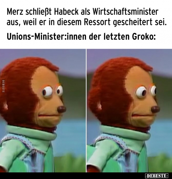 Merz schließt Habeck als Wirtschaftsminister aus, weil er..