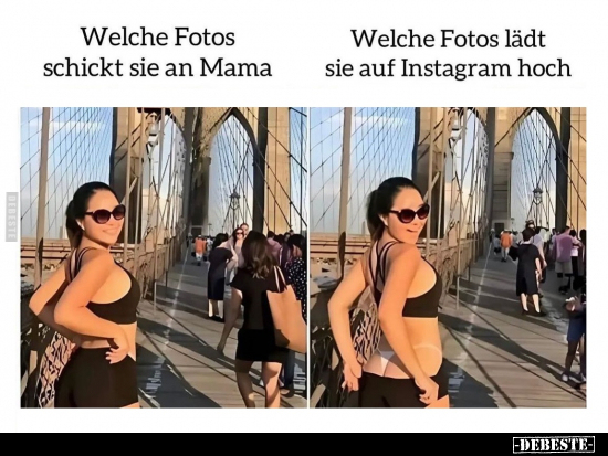 Welche Fotos schickt sie an Mama.. - Lustige Bilder | DEBESTE.de
