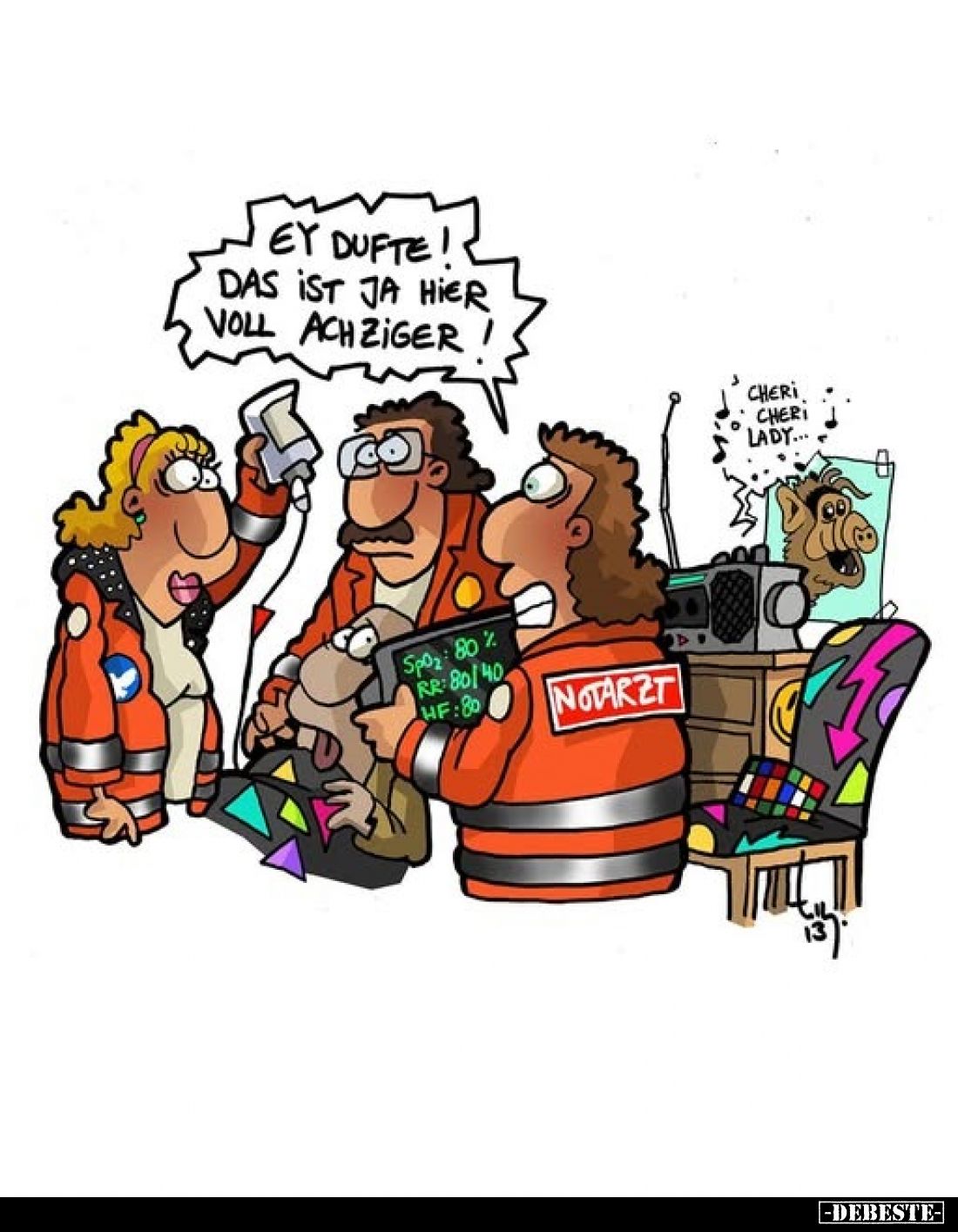 Ey dufte! Das ist ja hier voll achtziger!