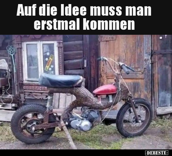 Auf die Idee muss man erstmal kommen.. - Lustige Bilder | DEBESTE.de