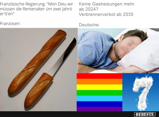 Vergleich Franzosen und Deutsche - Lustige Bilder | DEBESTE.de