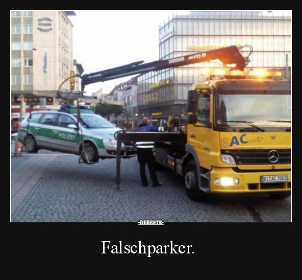 Falschparker. - Lustige Bilder | DEBESTE.de