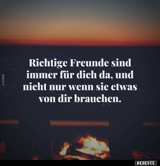 Richtige Freunde sind immer für dich da.. - Lustige Bilder | DEBESTE.de