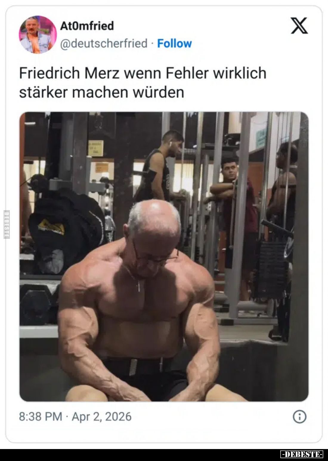Friedrich Merz wenn Fehler wirklich stärker machen.. - Lustige Bilder | DEBESTE.de