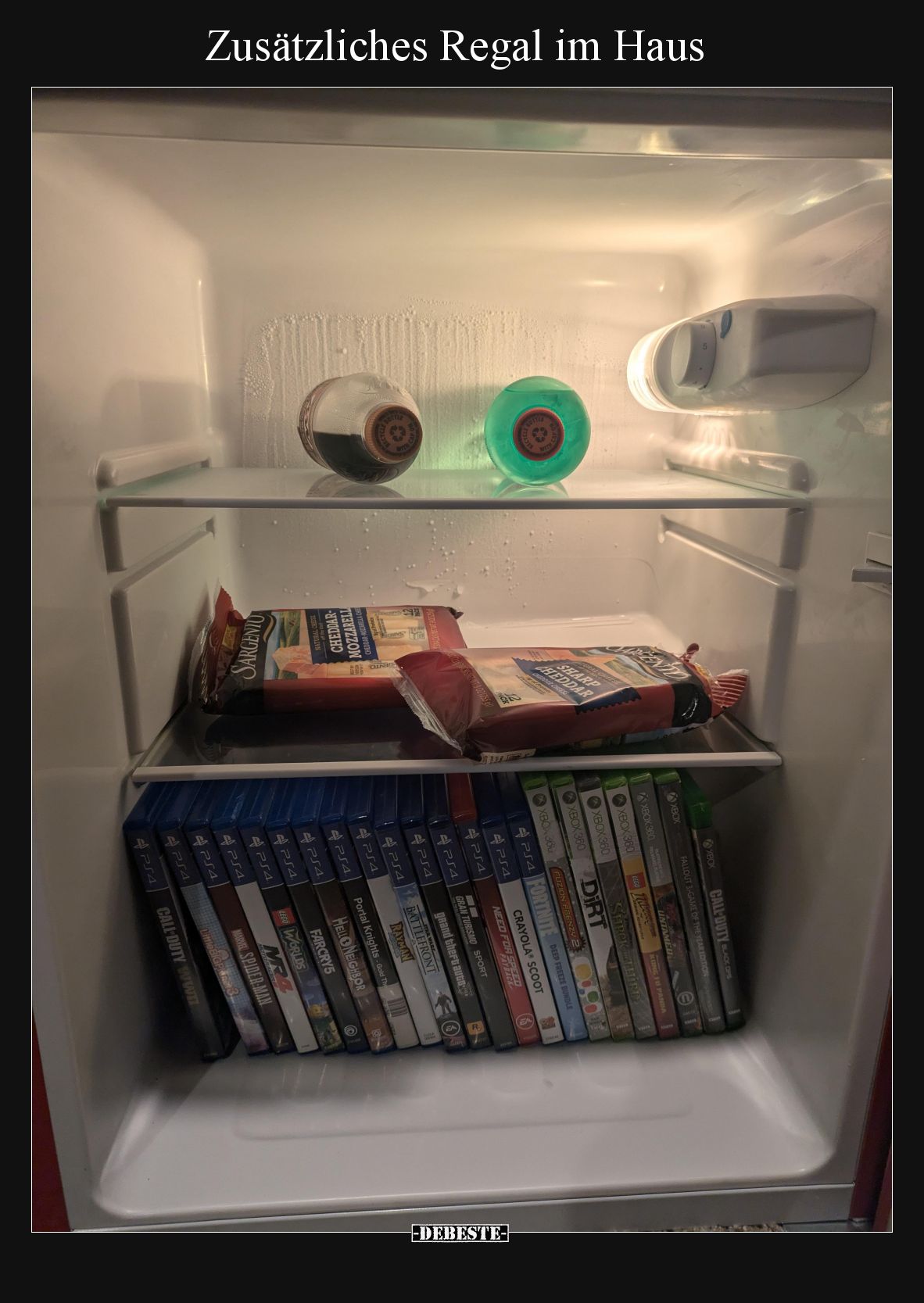 Zusätzliches Regal im Haus