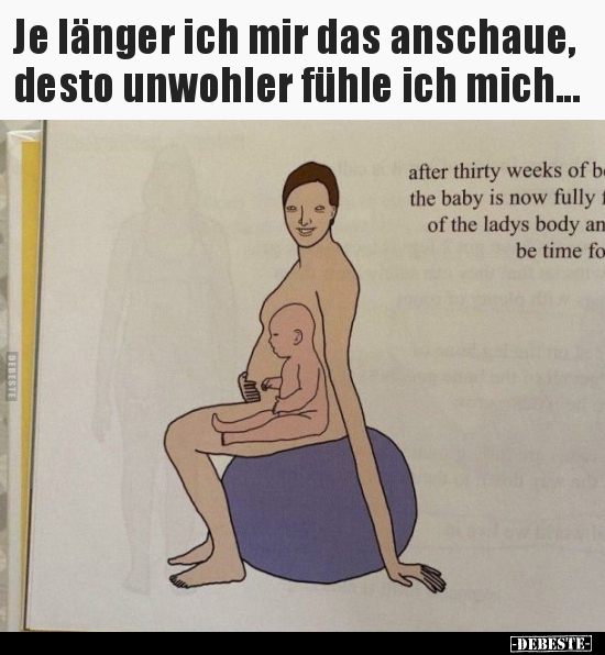 Je länger ich mir das anschaue, desto unwohler fühle ich..