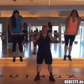 Mal kurz den Kopf an der Decke gestoßen..