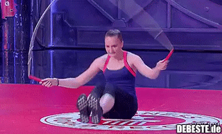 Im Sitzen ist alles leichter..