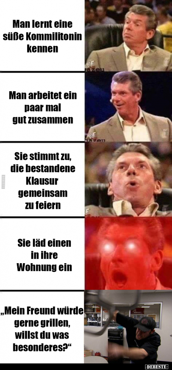 Man lernt eine süße Kommilitonin kennen..