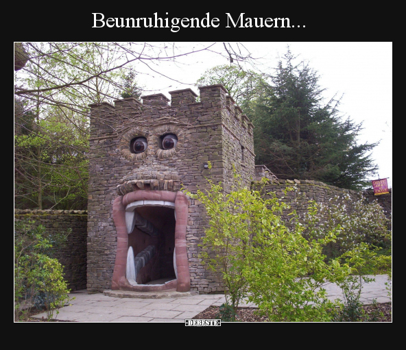 Beunruhigende Mauern... - Lustige Bilder | DEBESTE.de