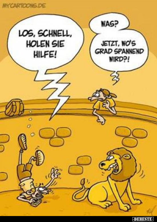 Los, schnell, holen sie Hilfe!.. - Lustige Bilder | DEBESTE.de