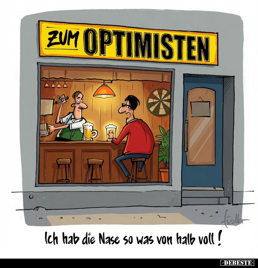 Ich hab die Nase so was von halb voll!