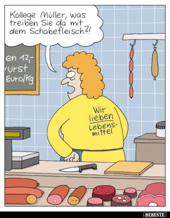 Kollege Müller, was treiben Sie da mit dem..