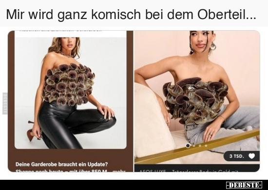 Mir wird ganz komisch bei dem Oberteil... - Lustige Bilder | DEBESTE.de