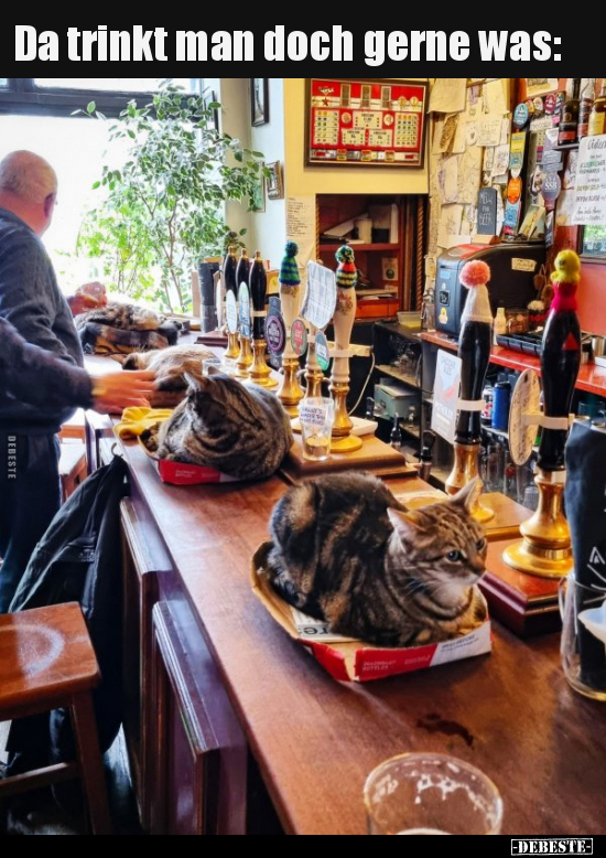 Da trinkt man doch gerne was..