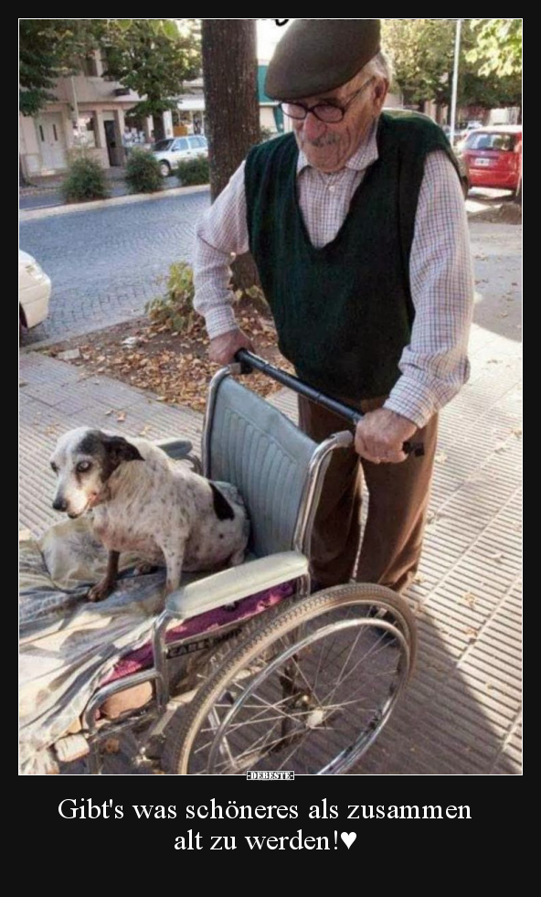 Gibt's was schöneres als zusammen alt zu werden!♥..