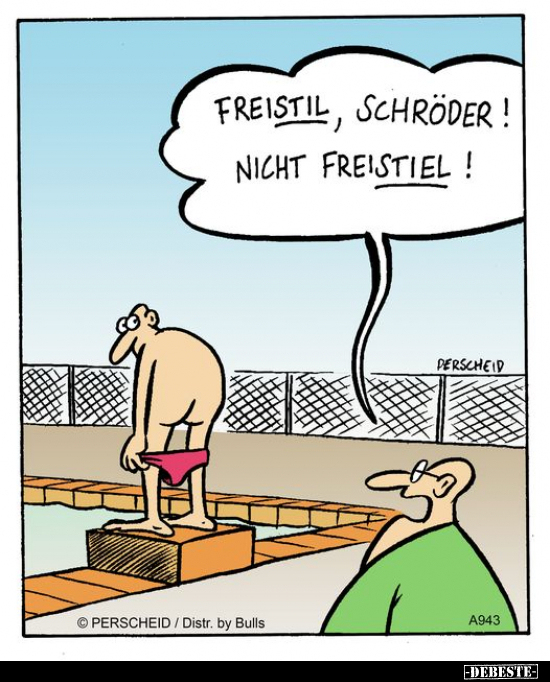 Freistil, Schröder!.. - Lustige Bilder | DEBESTE.de